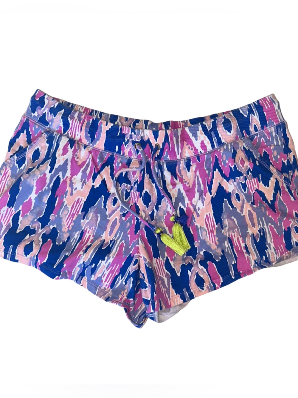 Lilly Pulitzer Yasmin Shorts in the vibrant "Amethyst One Too Many" Print